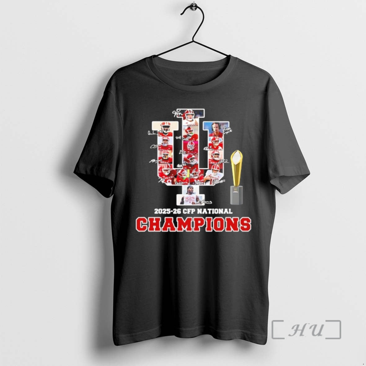 Officials Indiana Football Players Signatures 2025 26 Cfp National Champions T-Shirts, Hoodie, Sweatshirt