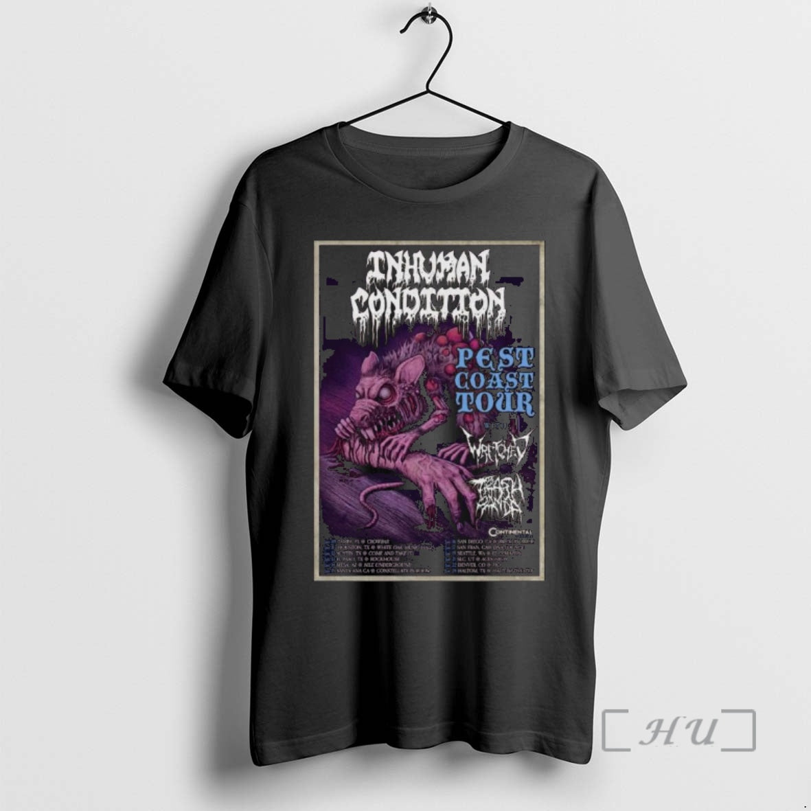 Officials Inhuman Condition Pest Coast Tour 26 T-Shirts, Hoodie, Sweatshirt | InkThreadWorks.com