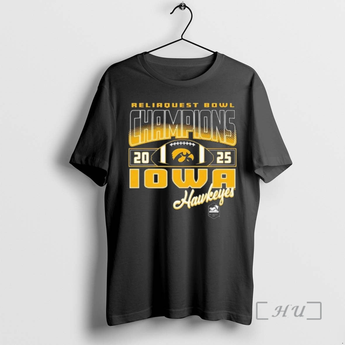 Officials Iowa Hawkeyes 2025 Reliaquest Bowl Champions Logo T-Shirts, Hoodie, Sweatshirt