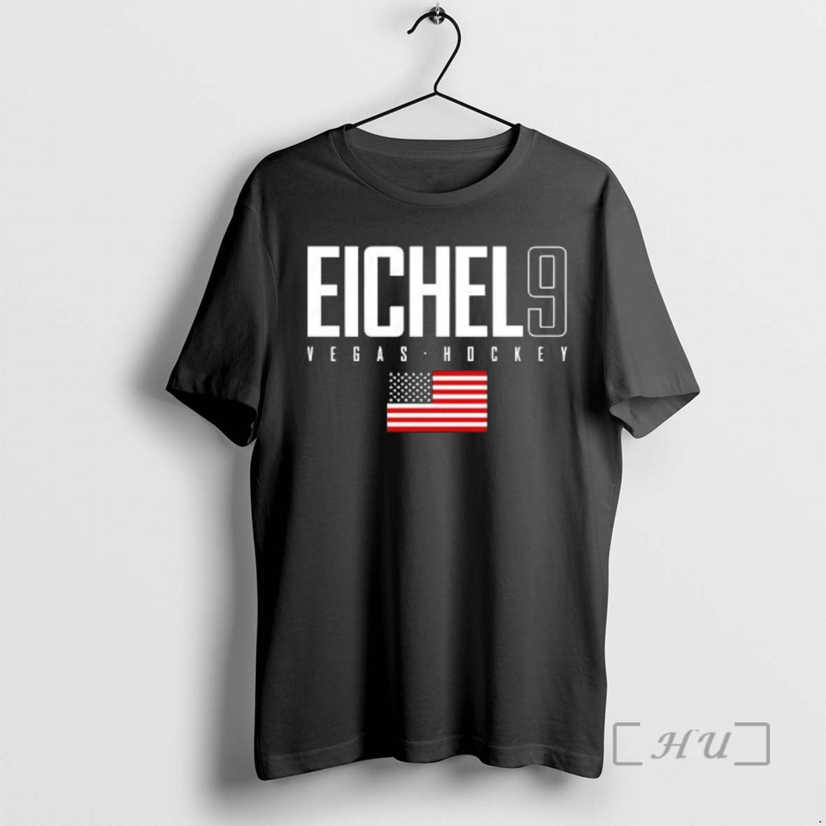 Officials Jack Eichel 9 Vegas Golden Knights Usa Flag Elite