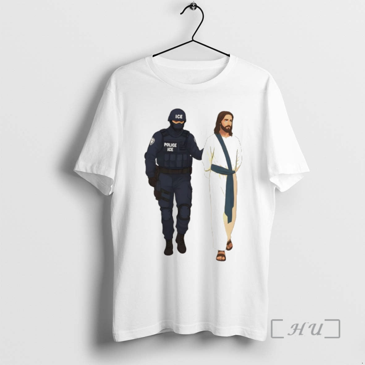 Officials Jesus Arrest Parody Abolish Ice Progressive Political Protest T-Shirts, Hoodie, Sweatshirt | InkThreadWorks.com