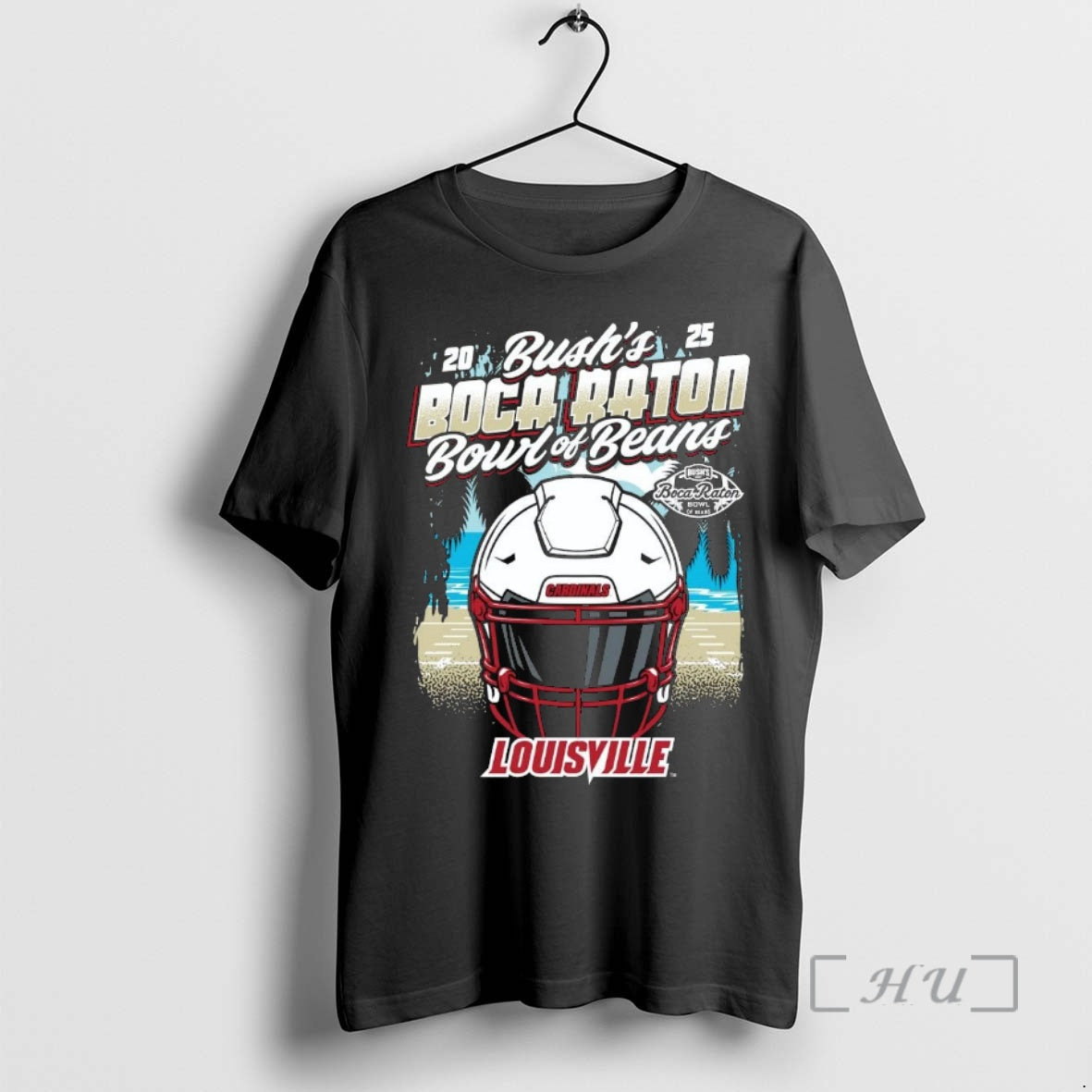 Officials Louisville Cardinals 2025 Boca Raton Bowl Helmet T-Shirts, Hoodie, Sweatshirt | InkThreadWorks.com