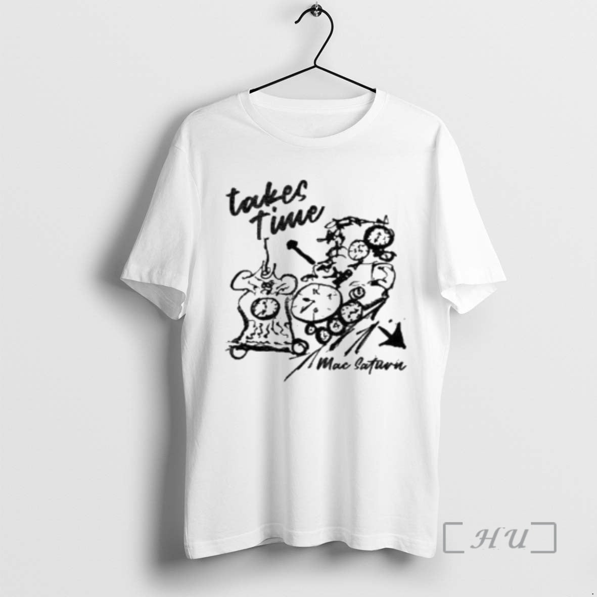 Officials Mac Saturn Takes Time Circle White T-Shirts, Hoodie, Sweatshirt | InkThreadWorks.com