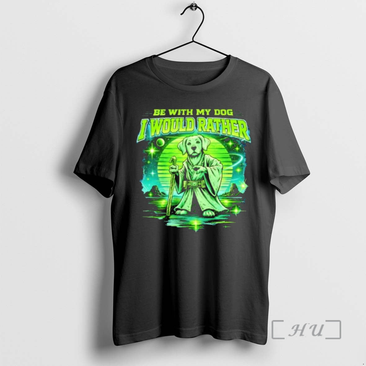 Officials Master Doga Space Vibes Be With My Dog I Would Rather Premium T Shirts