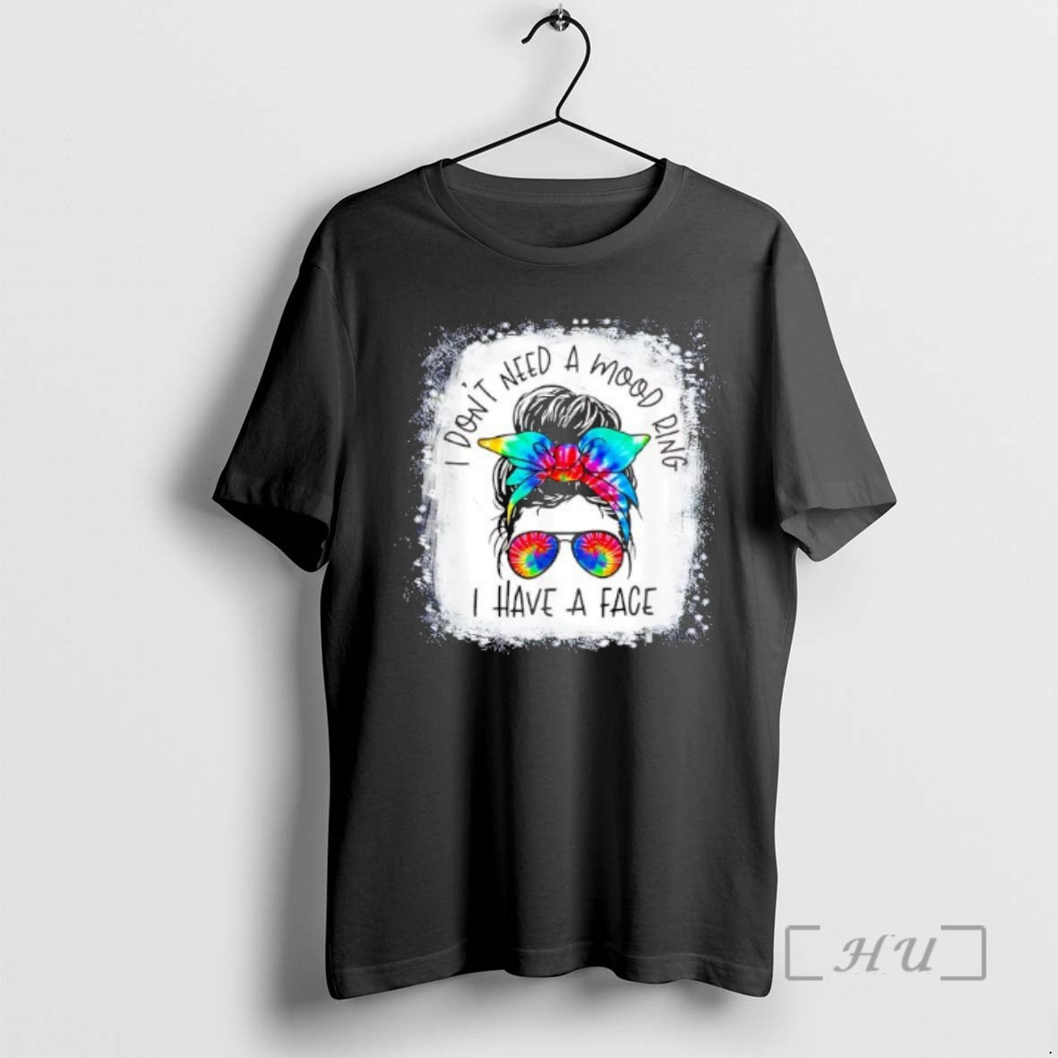 Officials Messy Bun I Dont Need A Mood Ring I Have A Face Premium T-Shirts, Hoodie, Sweatshirt | InkThreadWorks.com