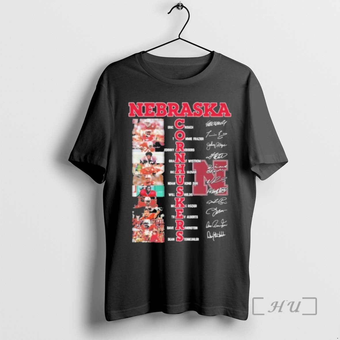 Officials Nebraska Cornhuskers Team Player Signature T-Shirts, Hoodie, Sweatshirt | InkThreadWorks.com
