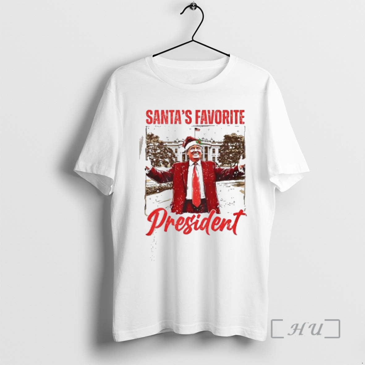 Officials Nice Santas Favorite President Donald Trump Funny T-Shirts, Hoodie, Sweatshirt | InkThreadWorks.com