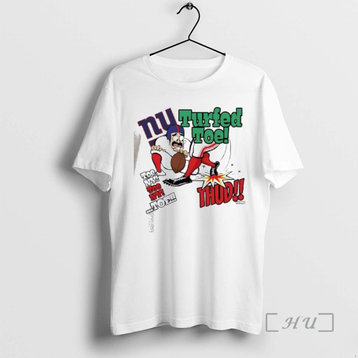 Officials Nice Turfed Toe Thud New York Giants Cartoon T-Shirts, Hoodie, Sweatshirt | InkThreadWorks.com