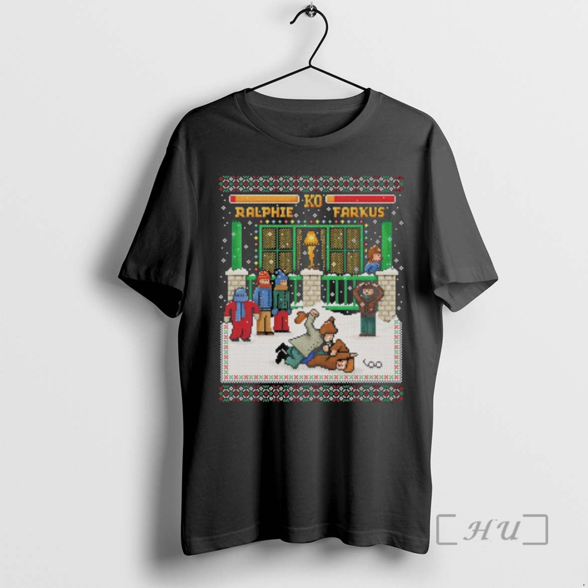 Officials Ralphie Ko Farkus Ugly Christmas T-Shirts, Hoodie, Sweatshirt | InkThreadWorks.com