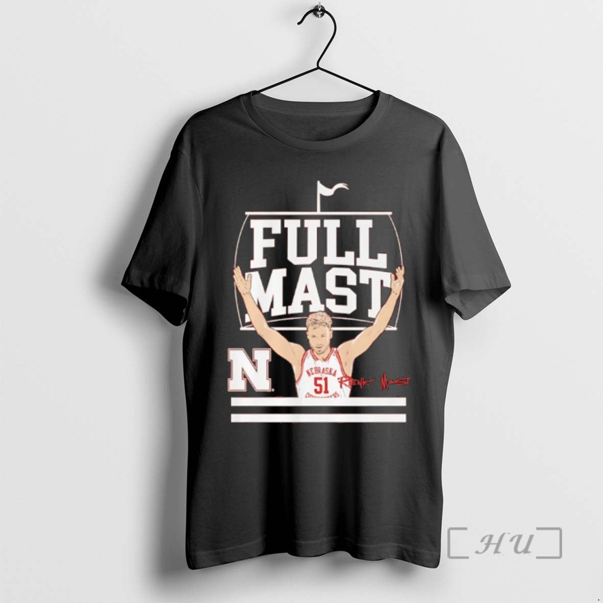 Officials Rienk Mast Full Mast Nebraska Cornhuskers Basketball Signature T-Shirts, Hoodie, Sweatshirt | InkThreadWorks.com