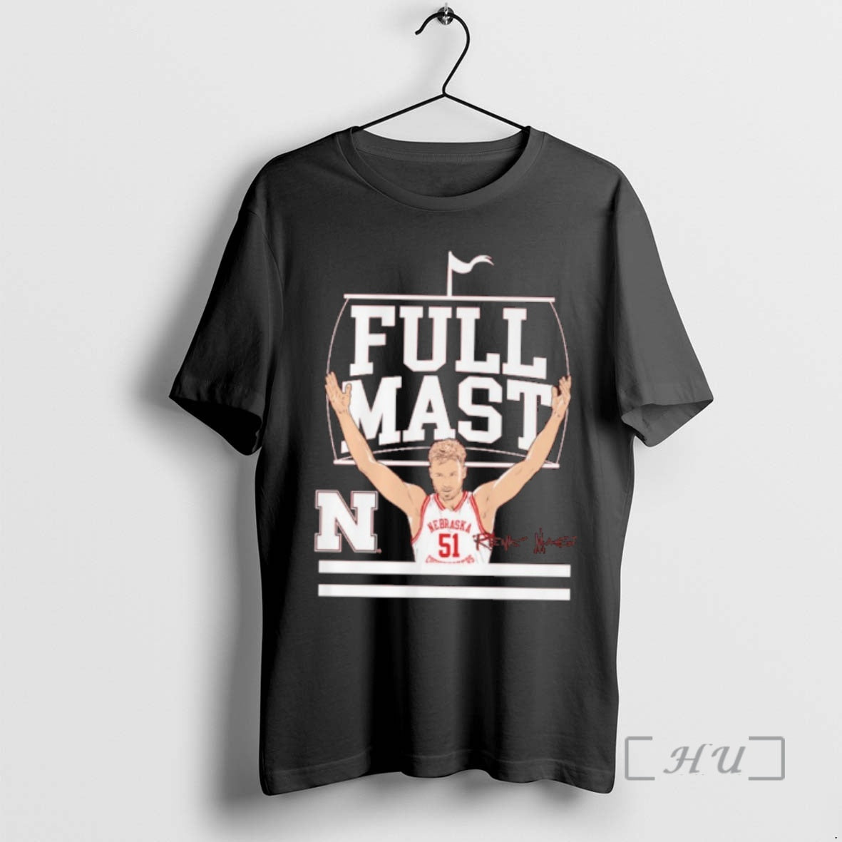 Officials Rienk Mast Nebraska Cornhuskers Full Mast T-Shirts, Hoodie, Sweatshirt | InkThreadWorks.com