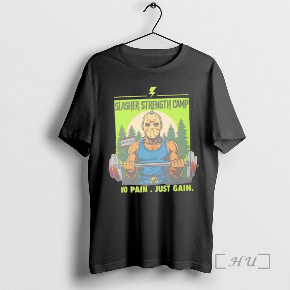 Officials Slasher Strength Camp Horror Gym Humor T-Shirts, Hoodie, Sweatshirt | InkThreadWorks.com