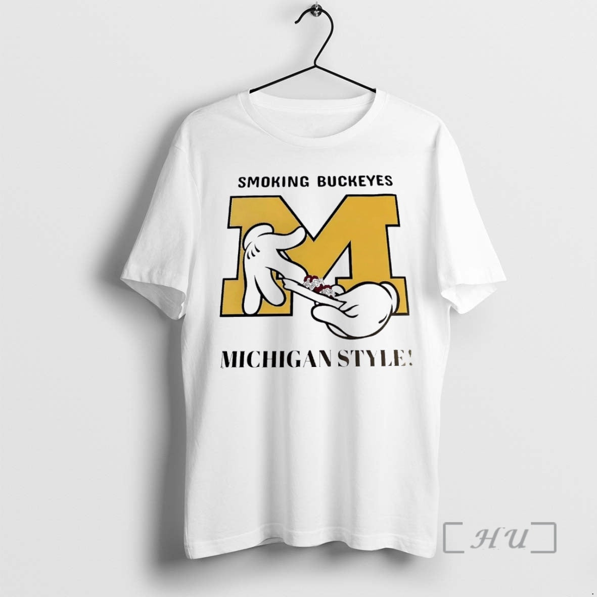 Officials Smoking Buckeyes Michigan Style Christmas Christmas T-Shirts, Hoodie, Sweatshirt | InkThreadWorks.com