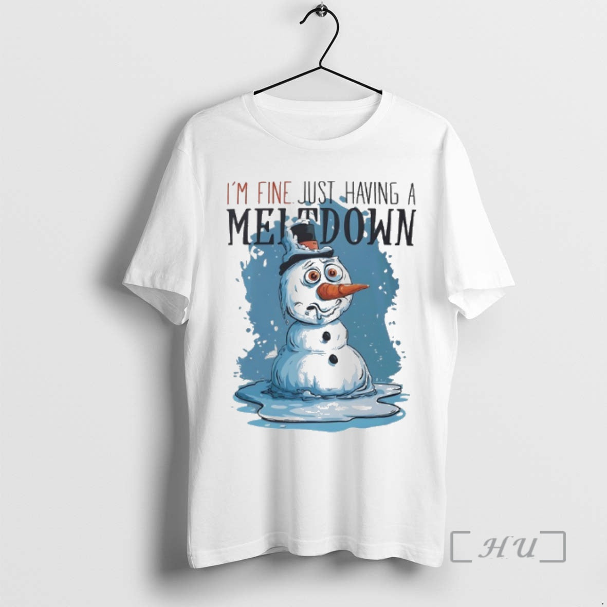 Officials Snowman Im Fine Just Having A Meltdown T-Shirts, Hoodie, Sweatshirt | InkThreadWorks.com