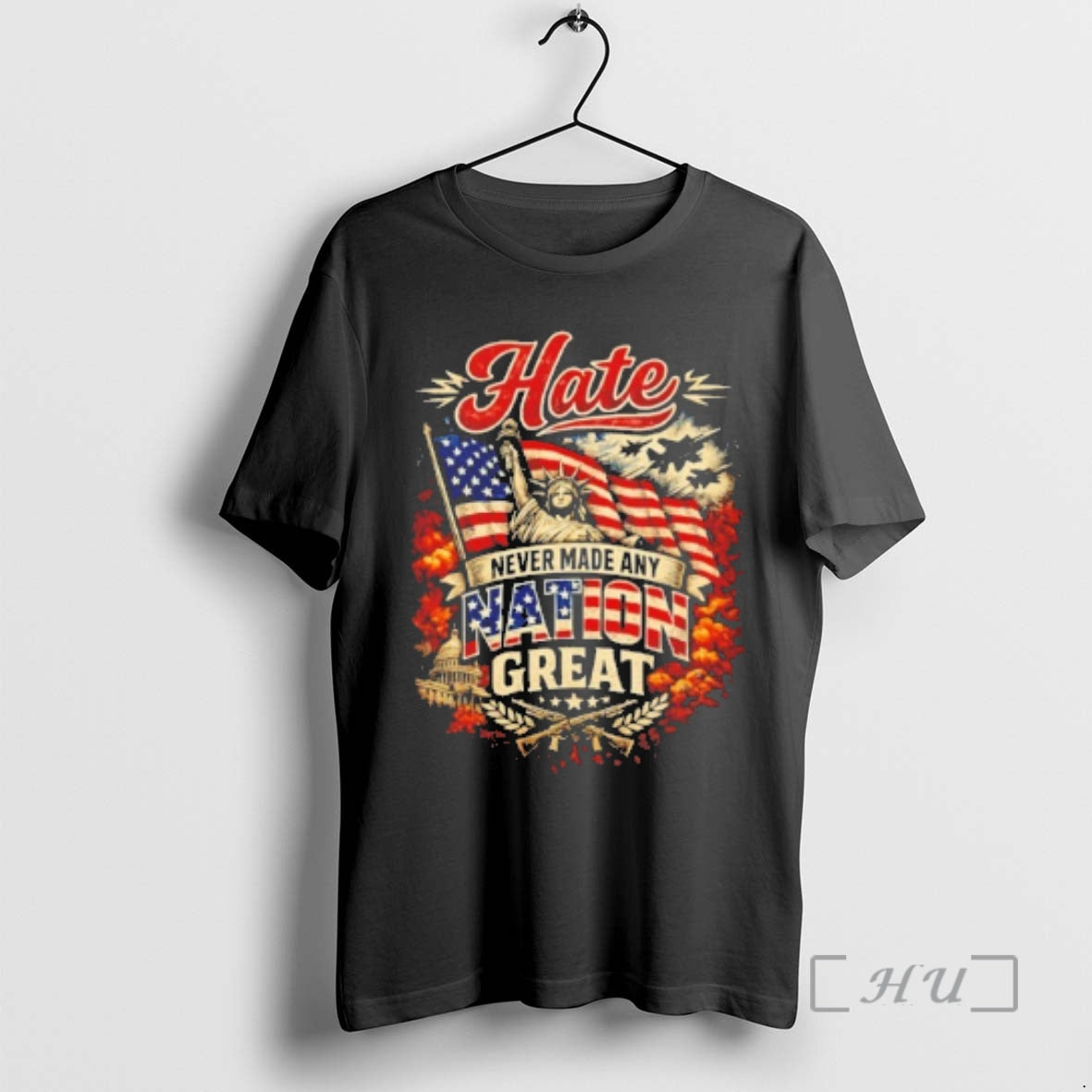 Officials Statue Of Liberty Hate Never Made Any Nation Great T-Shirts, Hoodie, Sweatshirt | InkThreadWorks.com