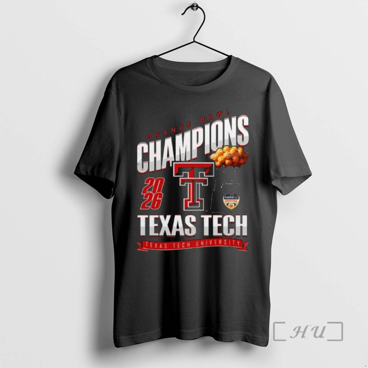 Officials Texas Tech Red Raiders Orange Bowl Champions Trophy 2026 T-Shirts, Hoodie, Sweatshirt | InkThreadWorks.com