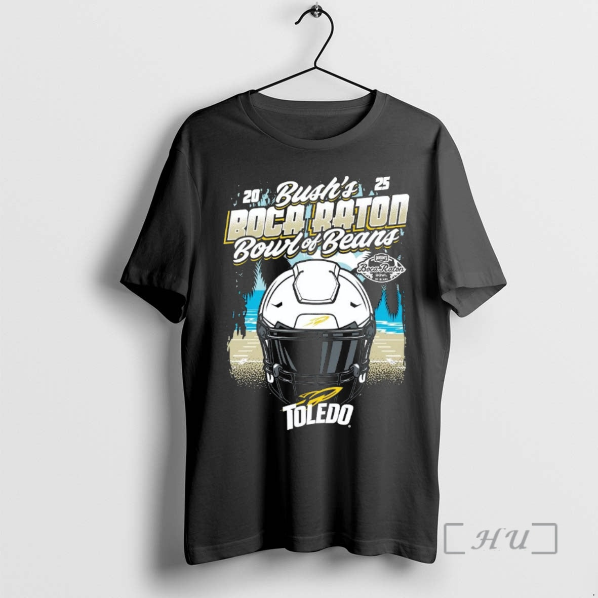 Officials Toledo Rockets 2025 Boca Raton Bowl Helmet T-Shirts, Hoodie, Sweatshirt | InkThreadWorks.com