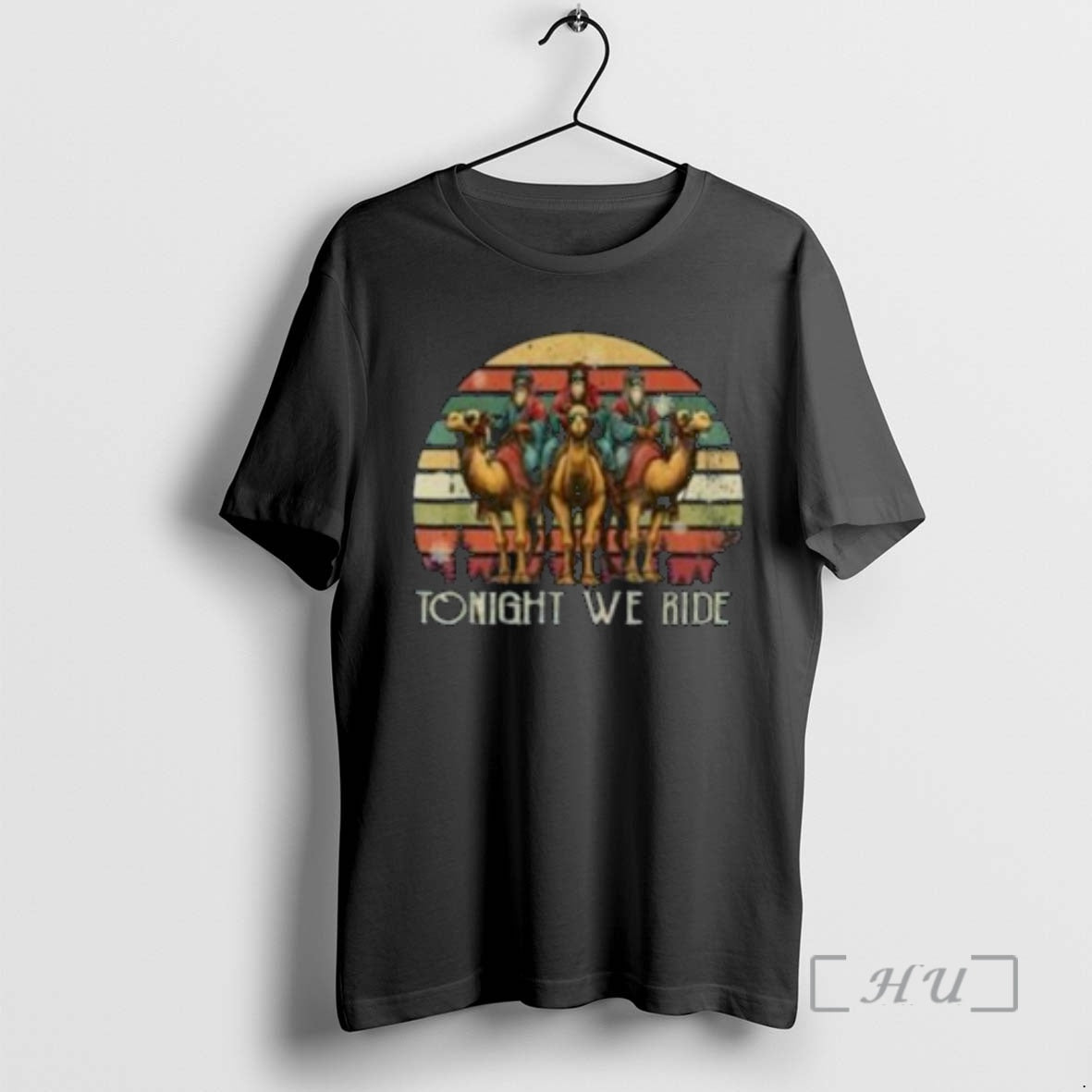 Officials Tonight We Ride 3 Wise Men Christian Christmas Vintage Circle Black Premium T Shirts Hoodie, Sweatshirt