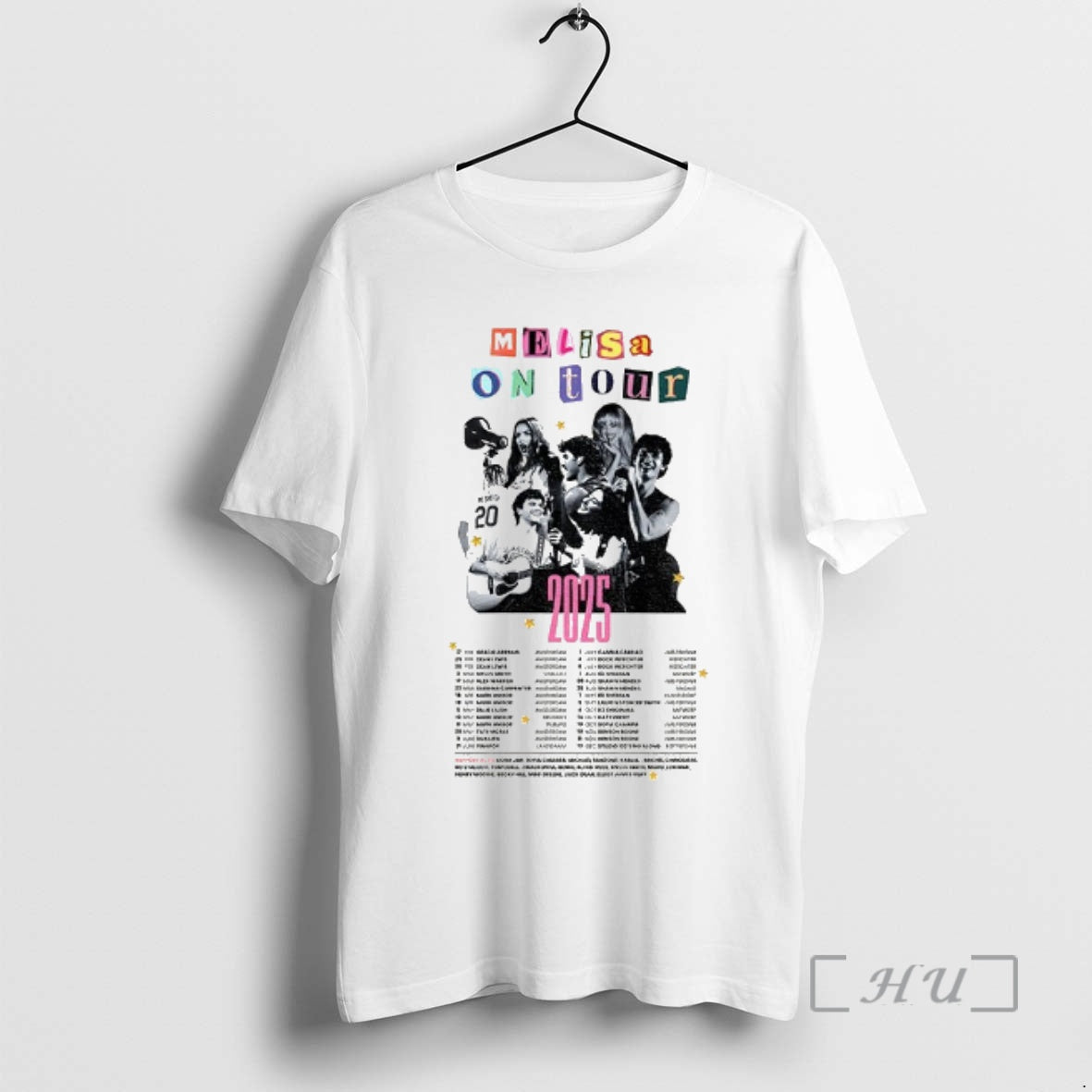 Officials Tour Melisa On Tour 2025 T-Shirts, Hoodie, Sweatshirt | InkThreadWorks.com