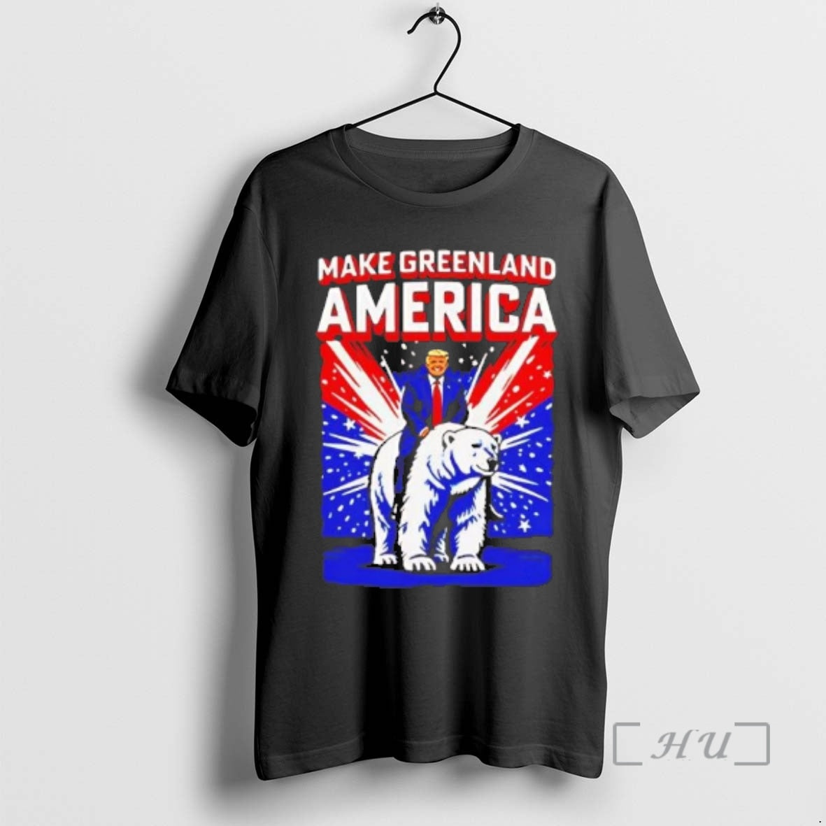 Officials Trump Riding Bear Make Greenland America T-Shirts, Hoodie, Sweatshirt | InkThreadWorks.com