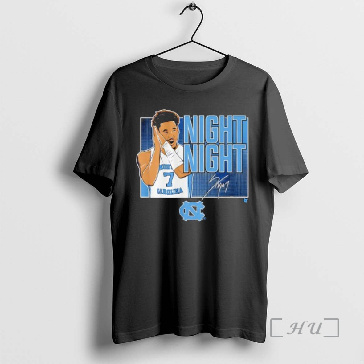 Officials Unc Basketball Seth Trimble Said Night Night Signature T-Shirts, Hoodie, Sweatshirt | InkThreadWorks.com