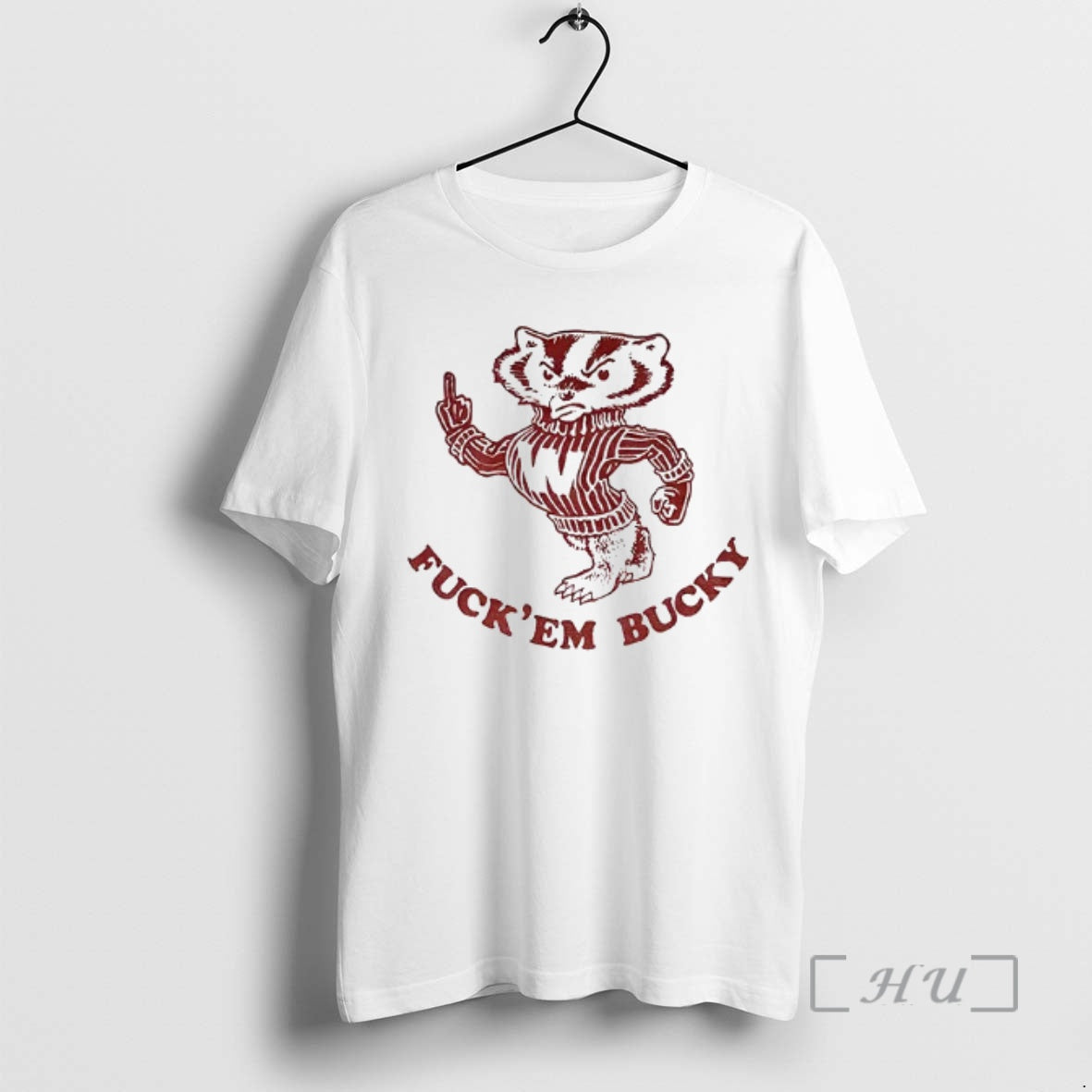 Officials Vintage Wisconsin Badgers Fuck Em Bucky T-Shirts, Hoodie, Sweatshirt | InkThreadWorks.com