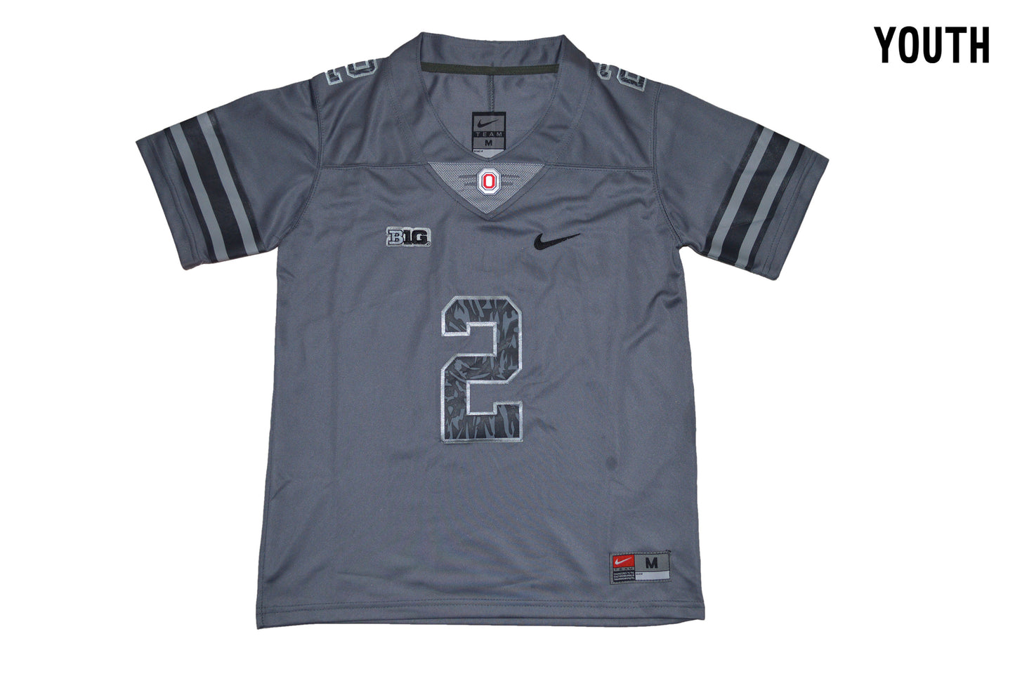 Ohio Pattern Dark Gray Youth 2 Front