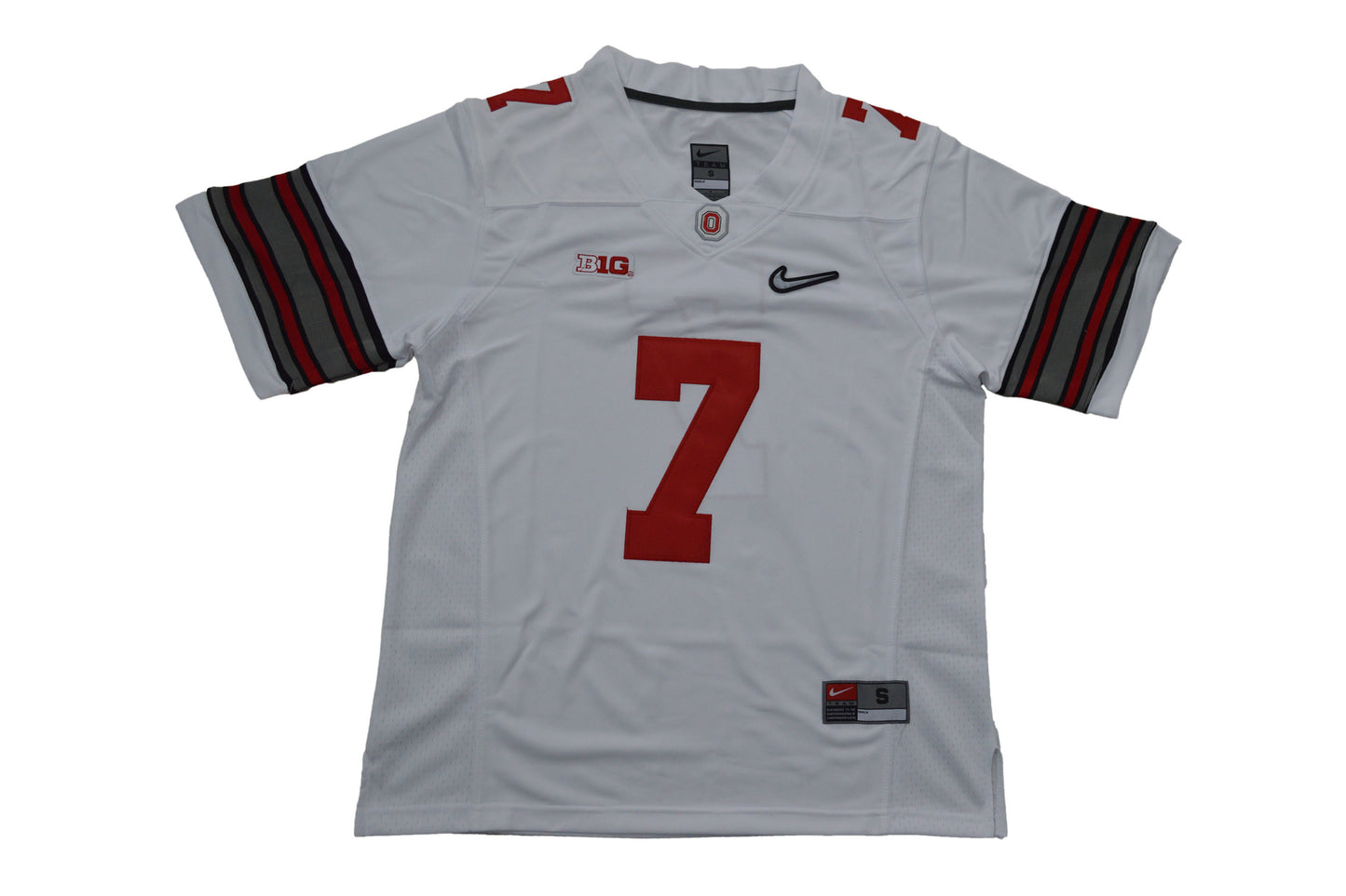 Ohio State Diamond White 7 Haskins JR. Front