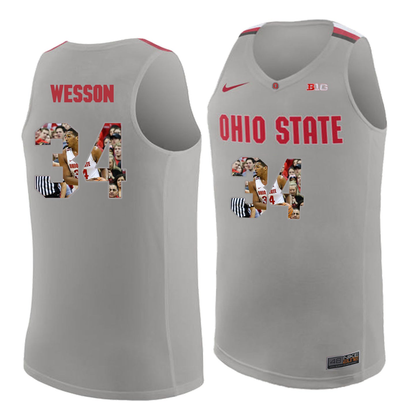Ohio State Wesson 34 Gray