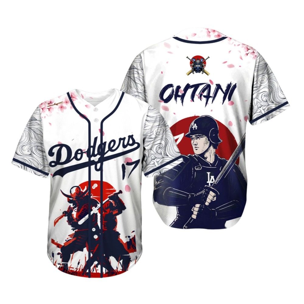 Ohtani Samurai LA Dodgers Baseball Jersey 2025 - Grishko.com