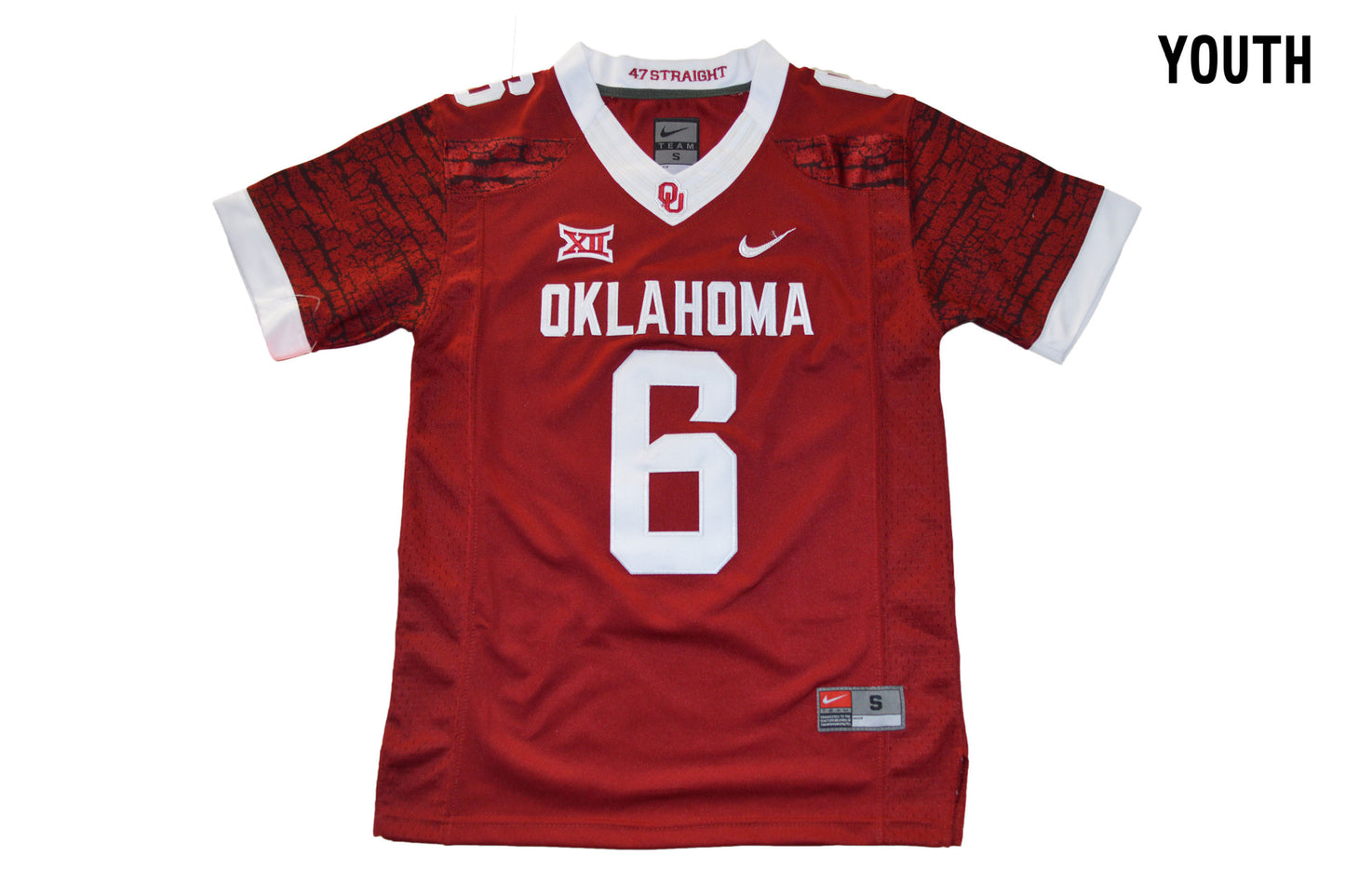 Oklahoma Sooners 6 Youth Red Front