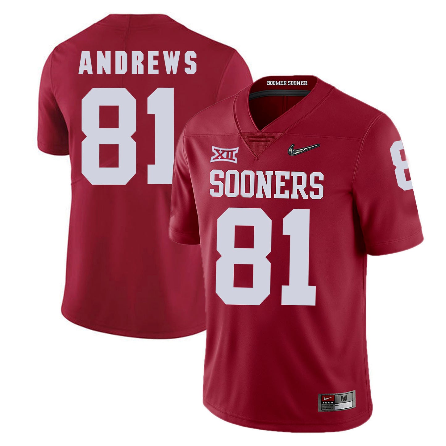 Oklahoma Sooners Mark Andrews 81 Diamond Edition
