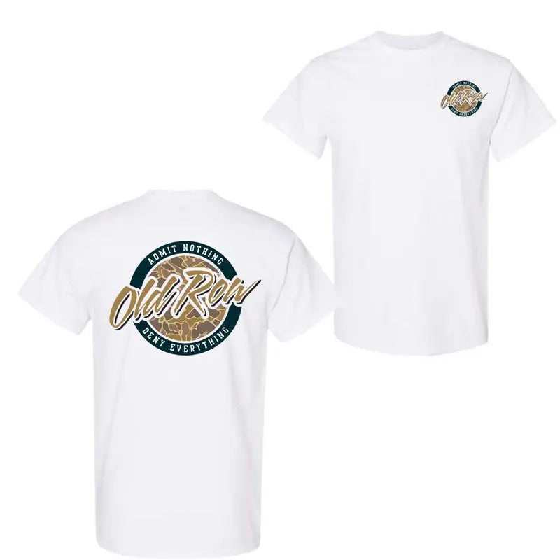 Old Row 80s Camo Circle Pocket T-Shirt Sweatshirt Hoodie, For Men And Women, Trendy Shirt | InkThreadWorks.com