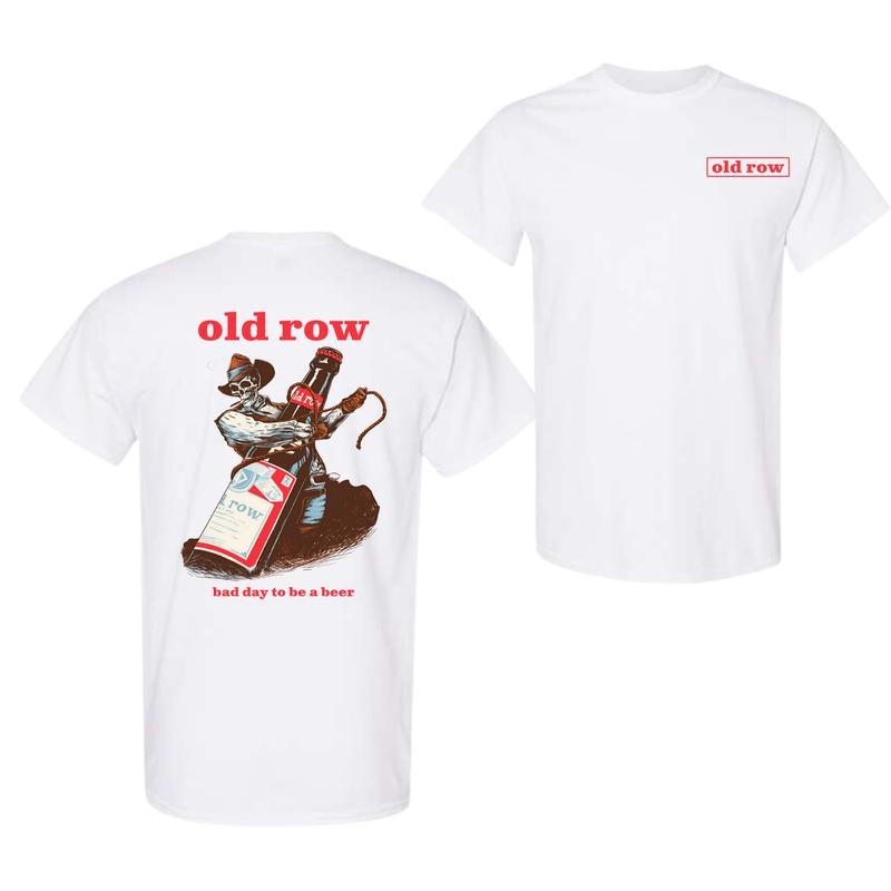 Old Row Bad Day To Be A Beer T-Shirt, Unisex T-Shirt For Men, For Women Hoodie, Sweatshirt | InkThreadWorks.com