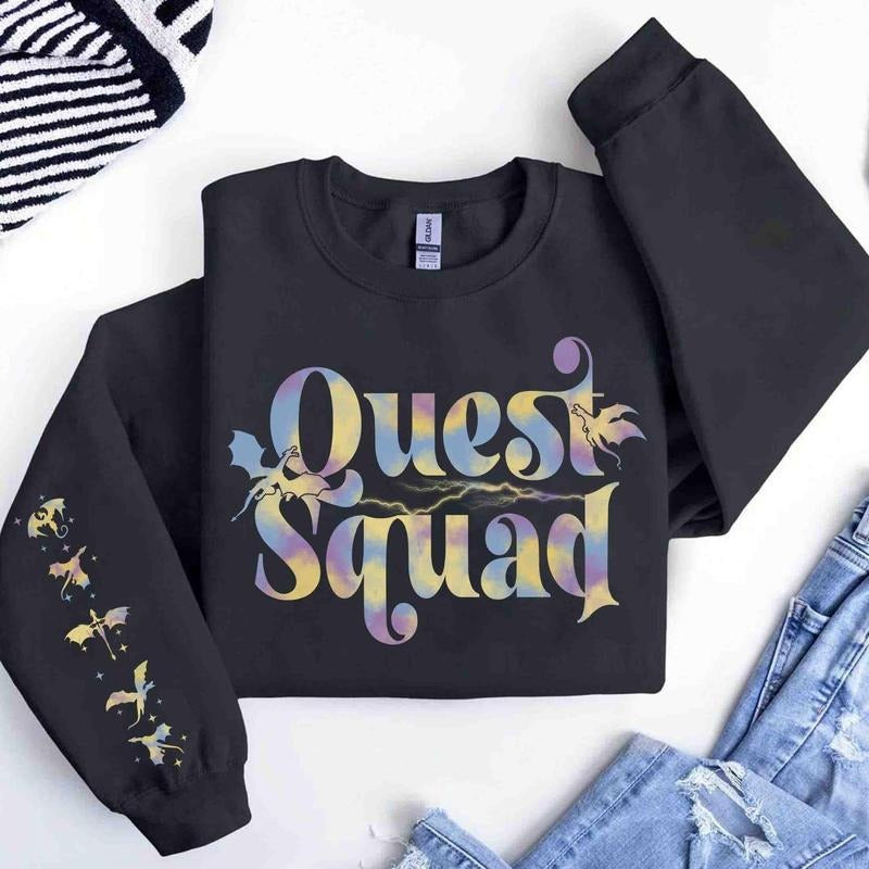 Onyx Storm Shirt, Fourth Wing Quest Squad Shirt, Basgiath War College, Dragon Rider Shirt, Xaden Riorson, Fourth Wing,...