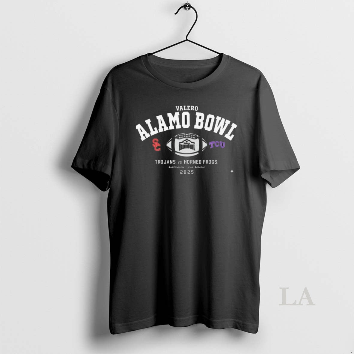 Original 2025 Valero Alamo Bowl 2 Team Sst Trojans Vs Horned Frogs Alamodome San Antonio T-Shirts, Hoodie, Sweatshirt