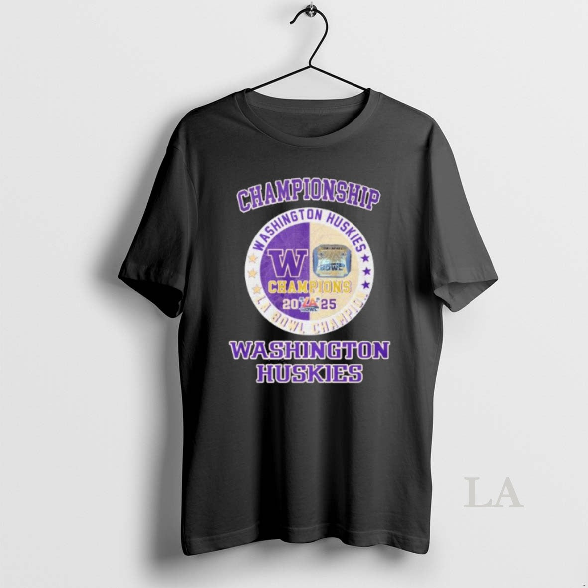 Original Championship 2025 Washington Huskies La Bowl Champions T-Shirts, Hoodie, Sweatshirt | InkThreadWorks.com