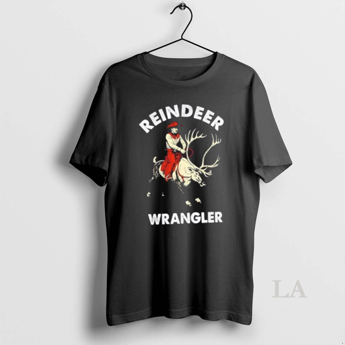 Original Christmas Riding A Reindeer Cowboy Cowgirl T-Shirts, Hoodie, Sweatshirt | InkThreadWorks.com