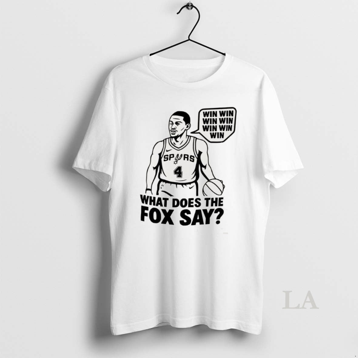 Original Deaaron Fox San Antonio Spurs What Does The Fox Say T-Shirts, Hoodie, Sweatshirt | InkThreadWorks.com