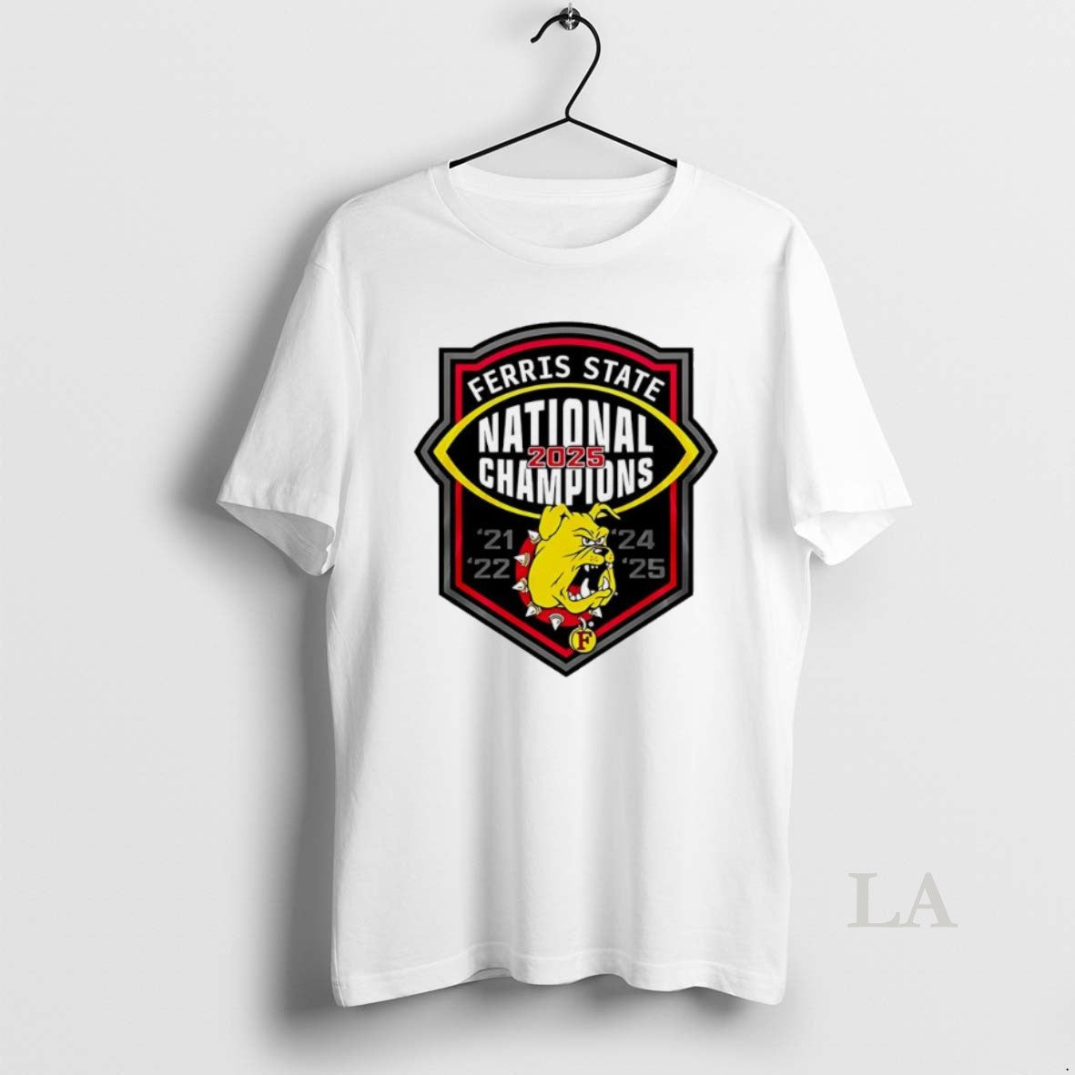 Original Ferris State Bulldogs Ncaa Division Ii National Champions 2025 Logo T-Shirts, Hoodie, Sweatshirt
