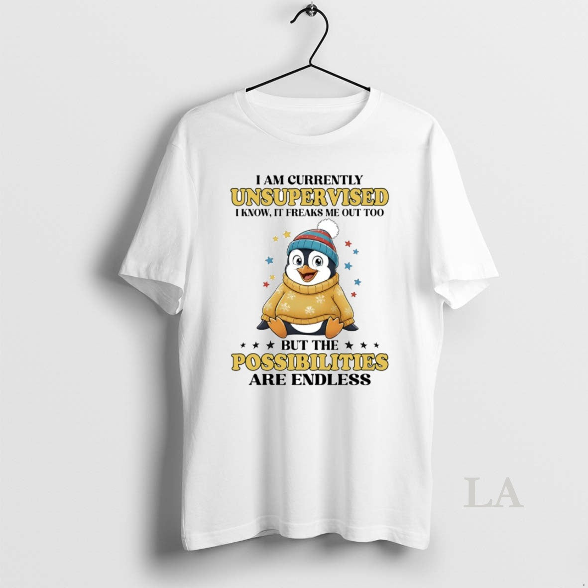 Original Penguin I Am Currently Unsupervised I Know It Freaks Me Out Too Circle T-Shirts, Hoodie, Sweatshirt
