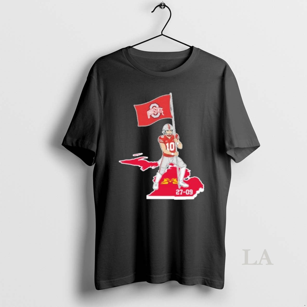 Original Plant Flag Ohio State Beat Michigan 27 9 T-Shirts, Hoodie, Sweatshirt | InkThreadWorks.com
