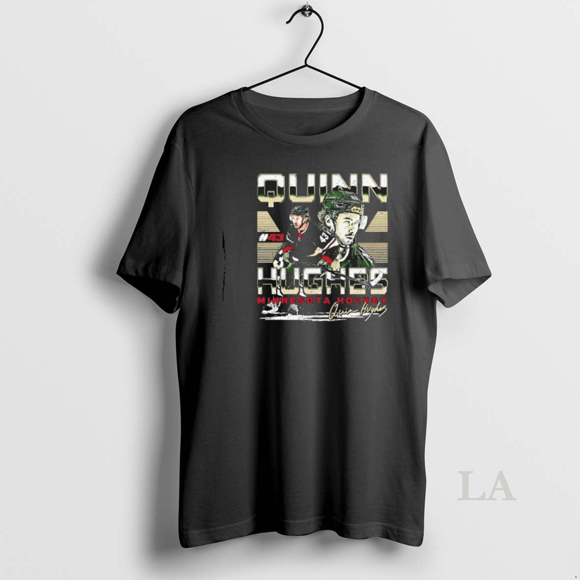 Original Quinn Hughes 43 Minnesota Hockey Dual Signature T-Shirts, Hoodie, Sweatshirt | InkThreadWorks.com