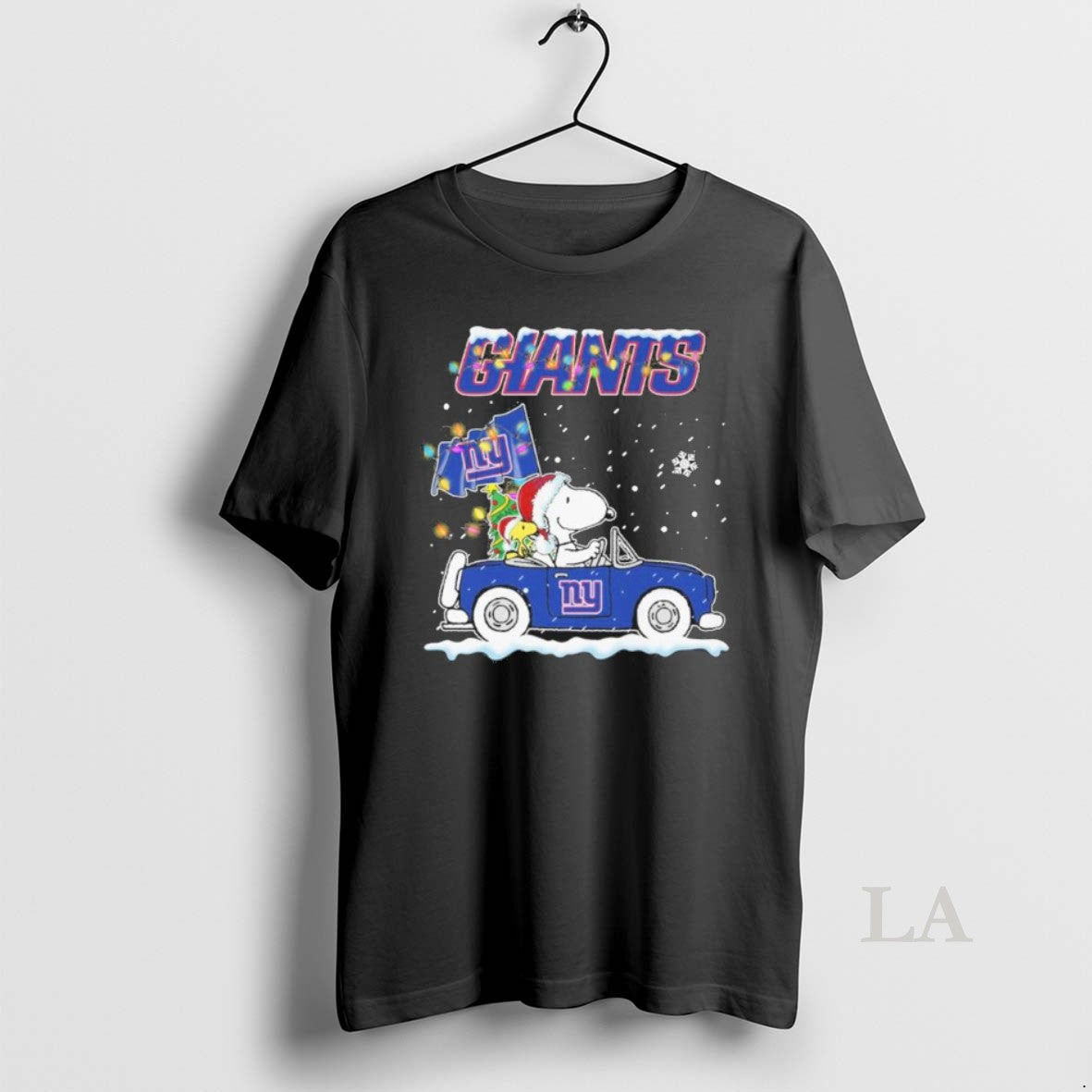 Original The Peanuts X New York Giants Driving Car Christmas T-Shirts, Hoodie, Sweatshirt | InkThreadWorks.com