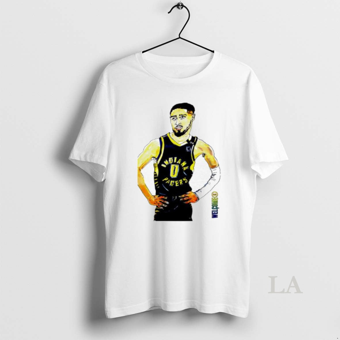 Original Tyrese Haliburton Indiana Pacers Basketball Player Wall T-Shirts, Hoodie, Sweatshirt | InkThreadWorks.com