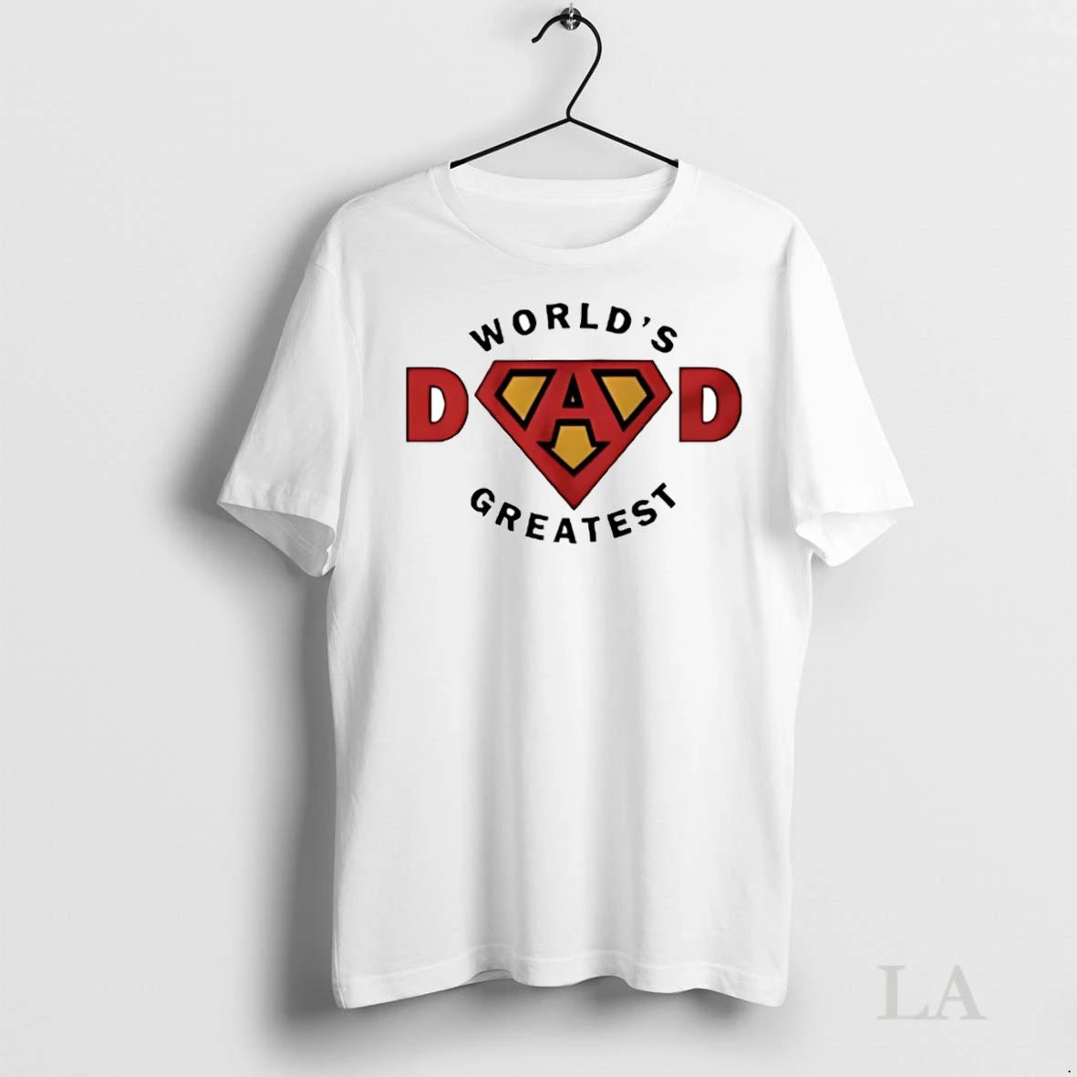 Original Worlds Dad Greatest Superman Logo