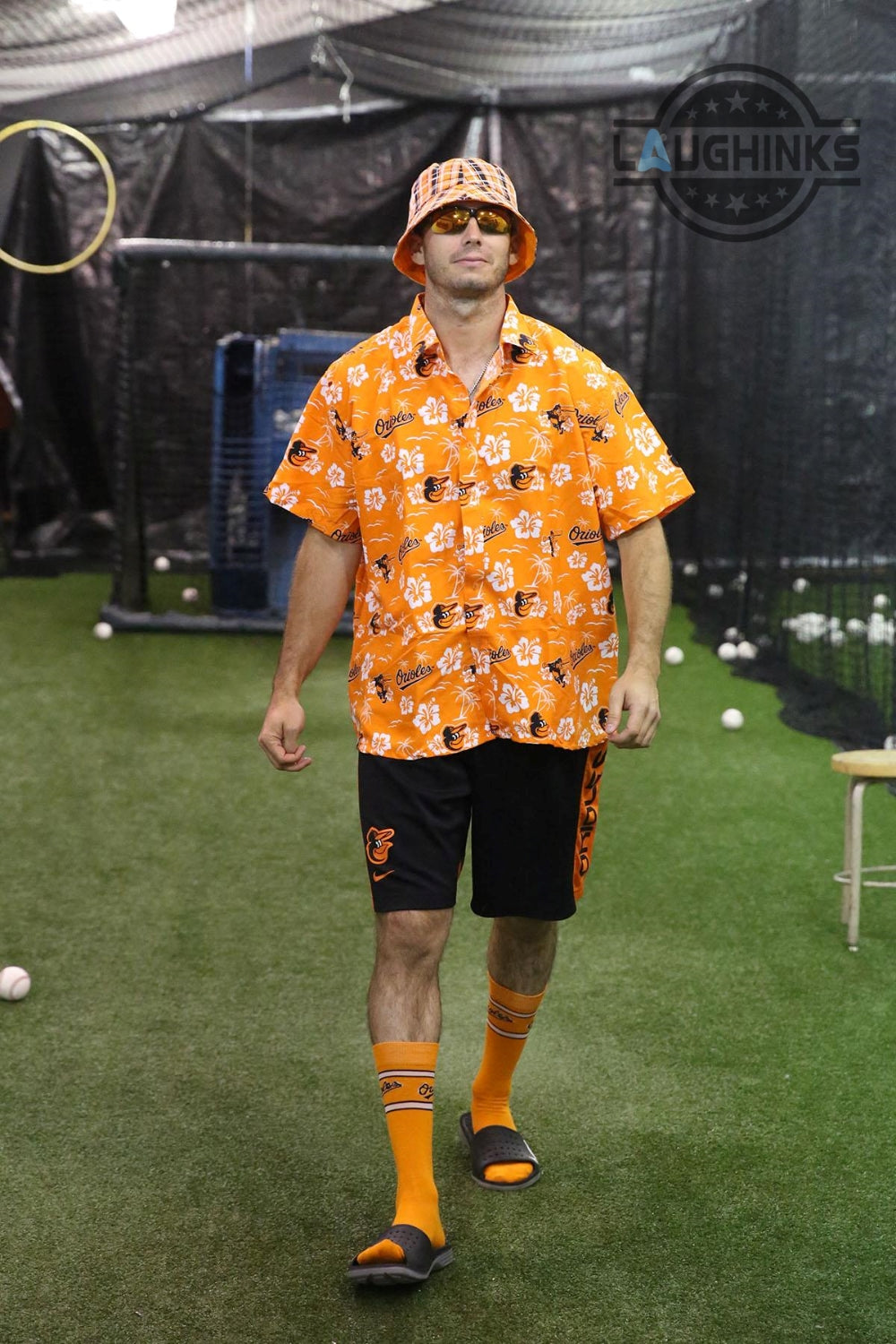 Orioles Hawaiian Shirt 2023 Giveaway Miguel Angel Gonzalez Outfit Cosplay All Over Printed Shorts