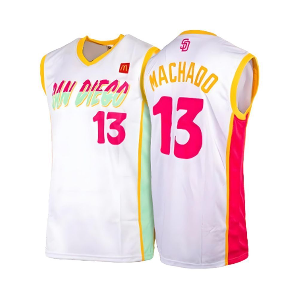 Padres Machado Basketball Jersey Giveaway 2025 - Grishko.com