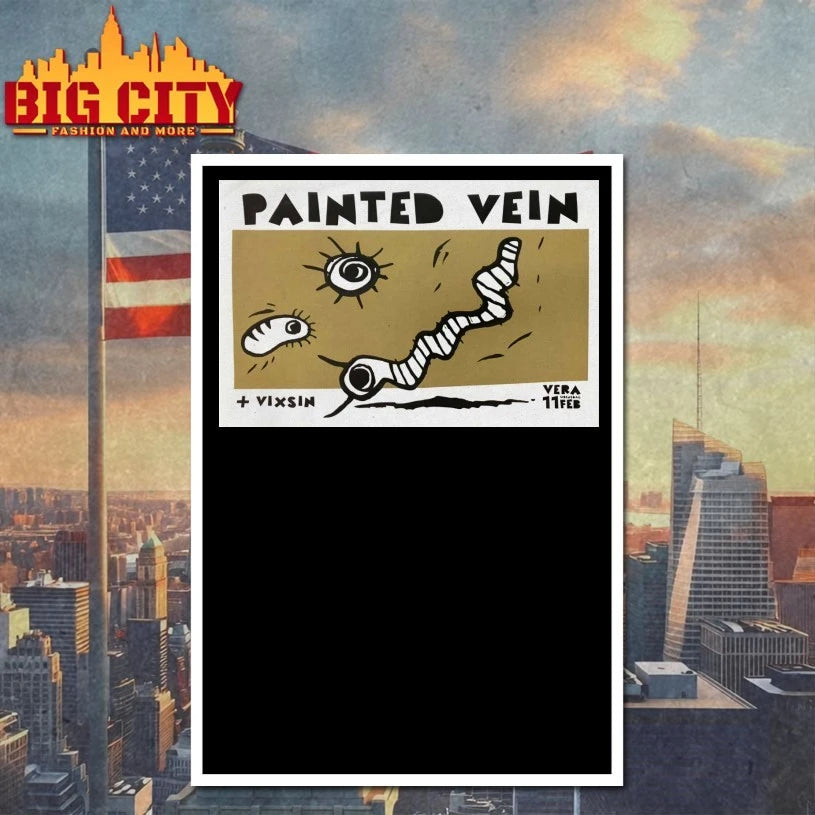Painted Vein Feb 11 2026 Groningen Netherlands Poster t-shirt