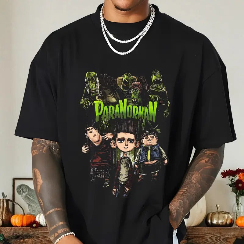 ParaNorman T-Shirt, Norman Babcock shirt, Horror ParaNorman movies, Horror Character Shirt, Halloween Crewneck Sweatshirt